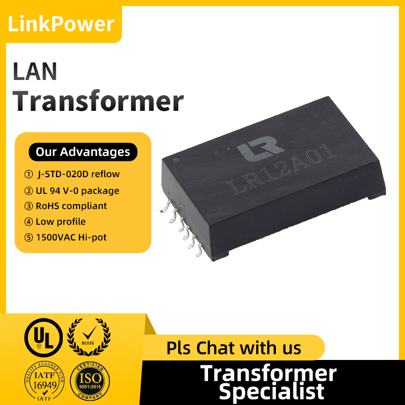 LAN transformers improve network performance and reliability, supporting high-speed Ethernet and IoT devices.